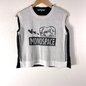 Monospace Women’s Asian Street Fashion Tanktop Sweater.
